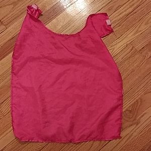 Small pink superhero cape